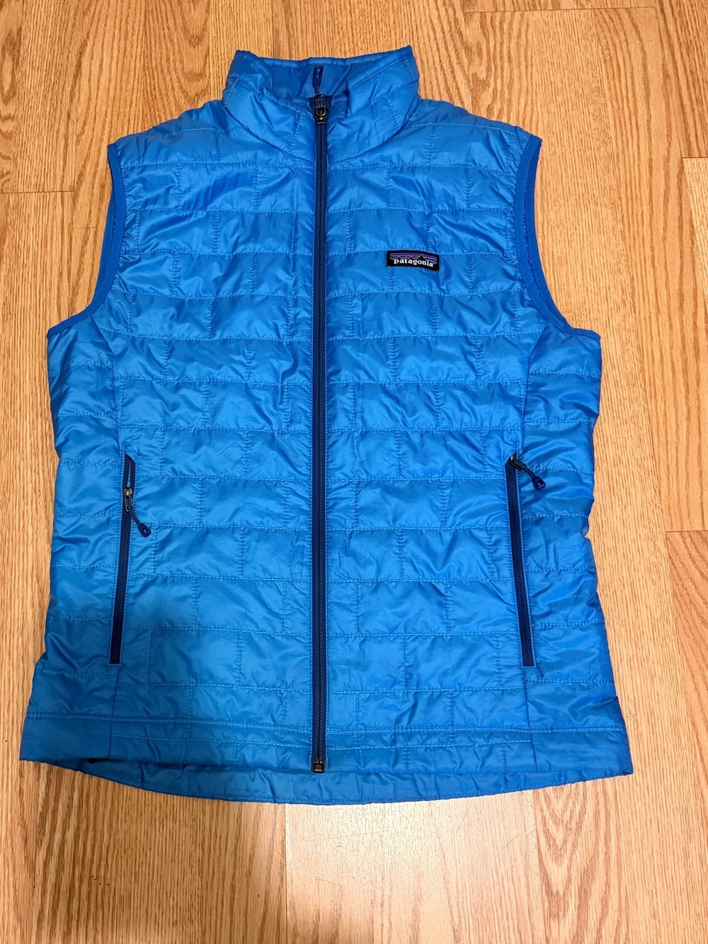 Patagonia  Nano Puff Vest Mens Sz S Blue Quilted Insulated Vest